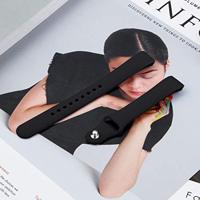 Fitbit Inspire 1 / HR / Ace 2 siliconen bandje - Maat: Large - Zwart - thumbnail