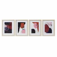 Schilderij DKD Home Decor Abstract Modern (35 x 2 x 45 cm) (4 Stuks) - thumbnail