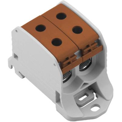 Weidmüller 2502610000 Doorgangsklem 35.60 mm Schroeven Grijs, Bruin 1 stuk(s)