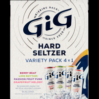 GiG Hard Seltzer Variety Pack 4 x 330ML bij Jumbo - thumbnail