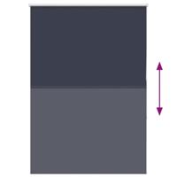 VidaXL Rolgordijn verduisterend 90x130cm stofbreedte 85,7 cm polyester - thumbnail