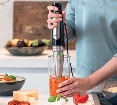 Braun MQ 7045X Staafmixer 1000 W Zwart - thumbnail