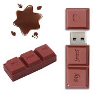 MicroDrive 8GB USB 2 0 Creative chocolade U schijf - thumbnail