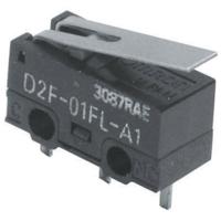 Omron D2F-01L2 Microschakelaar 30 V/DC 0.1 A 1x aan/(aan) 1 stuk(s) Bag - thumbnail