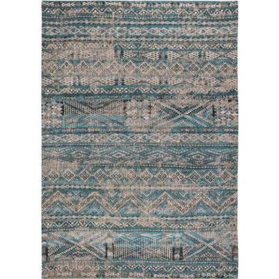 Louis de Poortere - 9110 Antiquarian Kelim Zemmuri Blue - 280x390 cm Vintage Vloerkleed