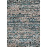 Louis de Poortere - 9110 Antiquarian Kelim Zemmuri Blue - 280x390 cm Vintage Vloerkleed - thumbnail