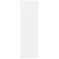 Boekenkast 98x30x98 cm bewerkt hout wit - thumbnail