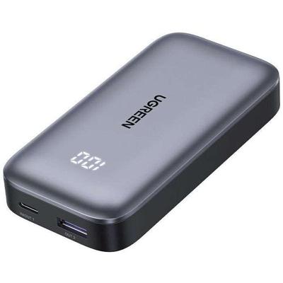 Slanke externe batterij - UGREEN - 10.000 mAh - Grijs