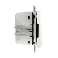 Schneider Electric EPH2770421D Wandcontactdoos met USB Asfora Wit (glanzend) 1 stuk(s) - thumbnail
