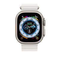 Apple Ocean Band Apple Watch 44mm / 45mm / 49mm Wit - thumbnail