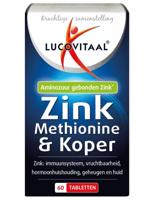 Lucovitaal Zink Methionine & Koper 60Tabletten - thumbnail