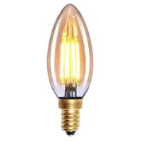 Highlight Lamp LED E14 kaars 4W 280LM 2200K Dimbaar amber - thumbnail