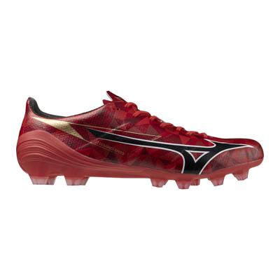 Mizuno Alpha II Pro Gras Voetbalschoenen (FG) Rood Zwart Zilver Mizuno Alpha II Pro Gras Voetbalschoenen (FG) Rood Zwart Zilver