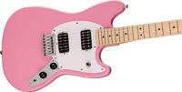 Squier Sonic Mustang HH MN Flash Pink elektrische gitaar - thumbnail