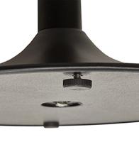 ALTEREGO CHEF Ronde bureautafel - Zwart - thumbnail