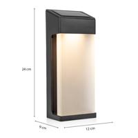 Smartwares wandlamp OSL 50009 buiten led 20 cm aluminium - thumbnail