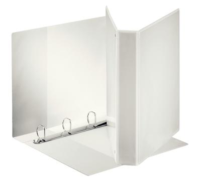 Esselte personaliseerbare ringmap, rug van 5,1 cm, 4 D-ringen van 30mm, voor ft A4+, wit Esselte personaliseerbare ringmap, rug van 5,1 cm, 4 D-ringen van 30mm, voor ft A4+, wit