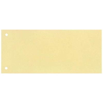 Oxford verdeelstroken 24 x 10,5 cm, 2-gaats, geel, 100 stuks
