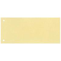 Oxford verdeelstroken 24 x 10,5 cm, 2-gaats, geel, 100 stuks - thumbnail