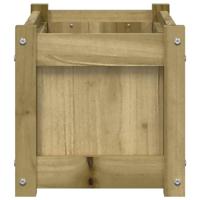 VidaXL Plantenbak 60x31x31 cm geïmpregneerd grenenhout - thumbnail
