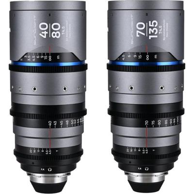 Laowa Sunlight FF 2x Anamorphic Zoom Bundle 40-80/70-135mm Blue