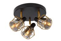 Lucide NILA - Plafondspot - Ø 36 cm - 3xE14 - Zwart - thumbnail