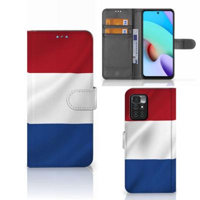 Xiaomi Redmi 10 | Bookstyle Case | Nederlandse Vlag