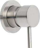 Saqu Eurotrend 2-gats inbouw wastafelmengkraan inclusief inbouwdeel geborsteld nikkel - thumbnail