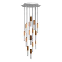 Hanglamp met 15 pendels en lichtbronnen koper met lamp - Made in Italy | Creative-Cables | Lamp kopen | Creative-Cables | Lamp kopen | Creative-Cables - thumbnail