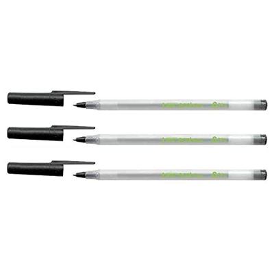 Balpen Bic Ecolutions round stic medium zwart Balpen Bic Ecolutions round stic medium zwart