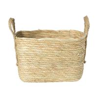 Mand Basix vierkant - 30x30x30 cm - naturel - thumbnail