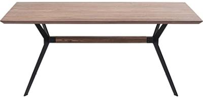 Kare Design Downtown Eettafel - L220 X B100 X H76 Cm - Walnoot