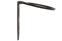 Wandsteun voor hangende bloempotten Home ESPRIT Donkerbruin Ijzer 18 x 17,5 x 18 cm - thumbnail