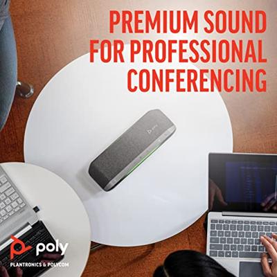 HP Poly Sync 40 Conferentieluidspreker USB-A, USB-C, Bluetooth Zwart, Zilver - thumbnail