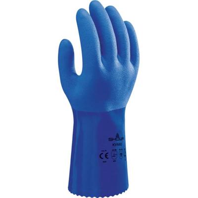 Showa 660 chemische beschermingshandschoen blauw maat XL