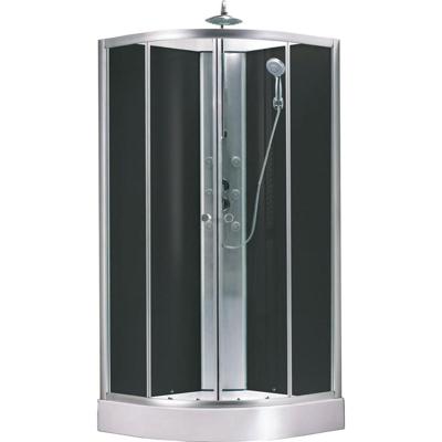 Xellanz Jupiter Complete Douchecabine - 90x90x225cm - Aluminium - Mat Chroom - 5mm Glas