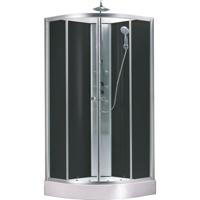 Xellanz Jupiter Complete Douchecabine - 90x90x225cm - Aluminium - Mat Chroom - 5mm Glas - thumbnail