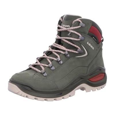 Lowa Renegade Evo GTX Mid Hoge Wandelschoen Dames Grey Green/Panna 8,5