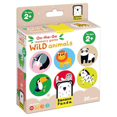 Banana Panda - on-the-go memory spel wilde dieren - 30dlg.
