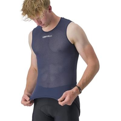 Castelli Pro mesh 2.0 mouwloos ondershirt blauw heren M