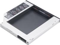 Akasa N.Stor harde schijf behuizing (6,3 cm (2,5 inch), converteert SATA-harde schijf naar laptop SATA ODD Bay) zwart - thumbnail
