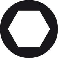 Wiha Dopsleutel met dwarsgreep zeskant hoogglans vernikkeld | 8 x 200 mm - 972 - 00972 - thumbnail