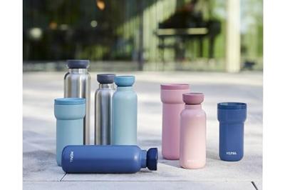Mepal isoleerfles Ellipse 900 ml - nordic denim rvs - thumbnail
