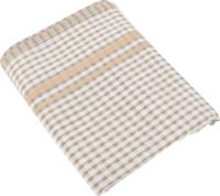 Handdoek, ft 50 x 70 cm, gewafeld, beige, pak van 3 stuks - thumbnail
