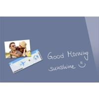 Sigel SI-B1207 Glasmagneetbord Be!Board Gepoederd Blauw 600x400x9mm Incl. 2 Magneten - thumbnail