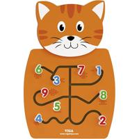 VIGA activiteitenboard, kat, afm 36x55x4,5 cm, 1 stuk - thumbnail