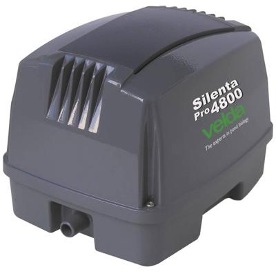 Velda Silenta Outdoor 4800 Air Pump - 65W, 25,000L Pond Aeration Pro Set with 2 XXL Air Stones - thumbnail