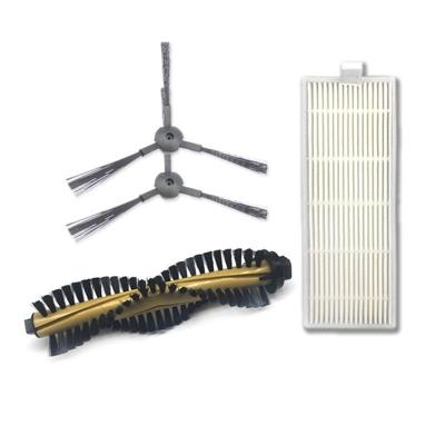 XI214 K614 zijkant borstels + I207 filter + I202 hoofdborstel set voor ILIFE A4