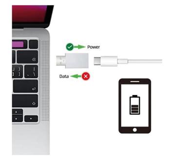 VALUE USB type A - C adapter voor gegevensblokkering
