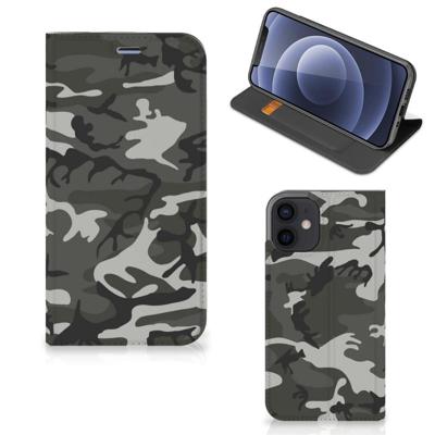 iPhone 12 Mini | Hoesje met Magneet | Army Light